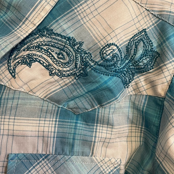 Bit and Bridle Western Shirt, Size XL - Picture 4 of 5